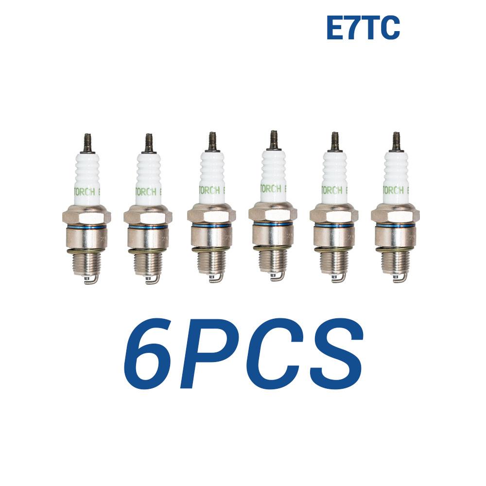 2-8PCS Spark Plugs Torch E7TC replace for Candles 5111/BP7HS  W22FP W22FP-U W22FPUS FLAT 603302211 TOYOTA 90098-22515