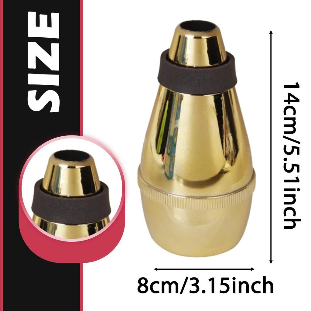 Trumpet Mute Simple Installation Trumpet Acessories BB Trumpet Practice Mute Fits BB Trumpet Trumpet Straight Mute for Stage