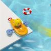 Little Yellow Duck Bath Toy  Automatic Rowing Kayak, Bpa-Free Pool Toy For Toddlers, Baby Shower Gift With No Batteries Needed