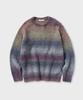 NONBLANK Gradient Round Knit_Blue Purple