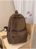 Schoolbag Simple Fashion Backpack Couple Style Commuter Leisure Large Capacity Schoolbag Lightweight Trend Versatile Plaid Backpack