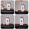 Large-Capacity Thermos Cup 316 Stainless Steel Outdoor Portable Tea Brewing Kettle High-End Simple Portable Tea Brewing Travel Kettle