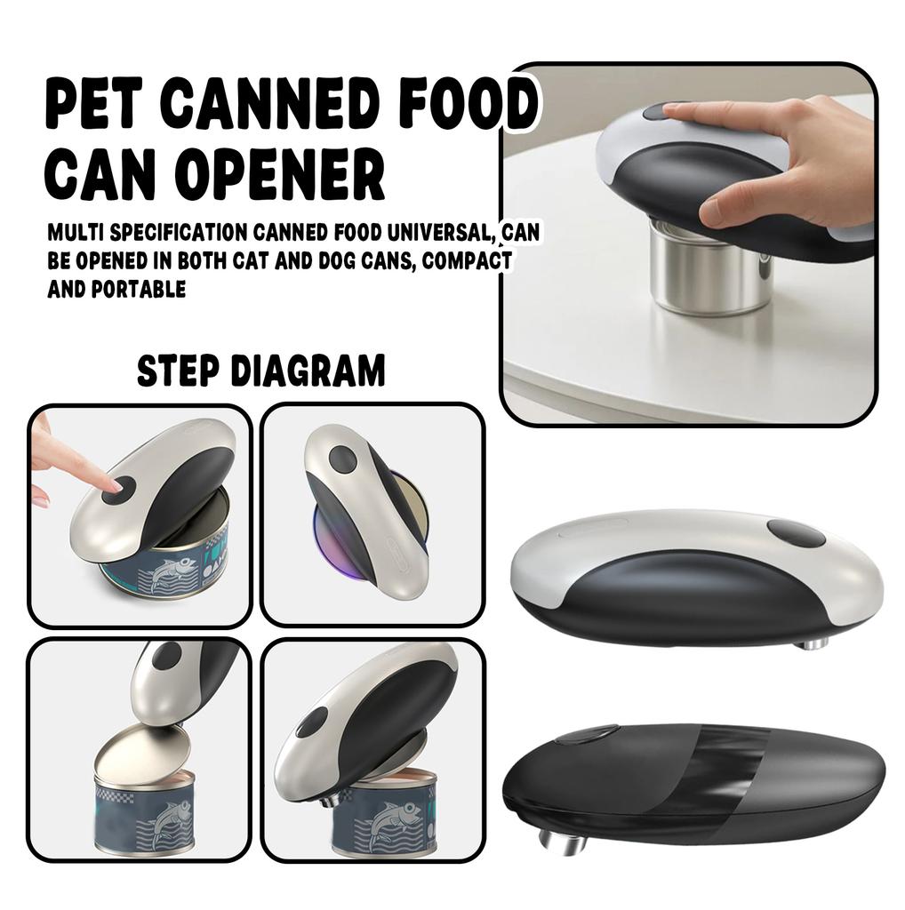 Rechargeable Electric Can Opener, One Safety Automatic Can Opener - Easy Smooth Edge Hands Free, Ideal For Seniors People With Weak Hands & Arthritis