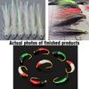 Fishscale 8Colors Fly Tying Krinkle Flash Fly Tying Materials Crinkle Flash Fly Tying Wing Leg Material
