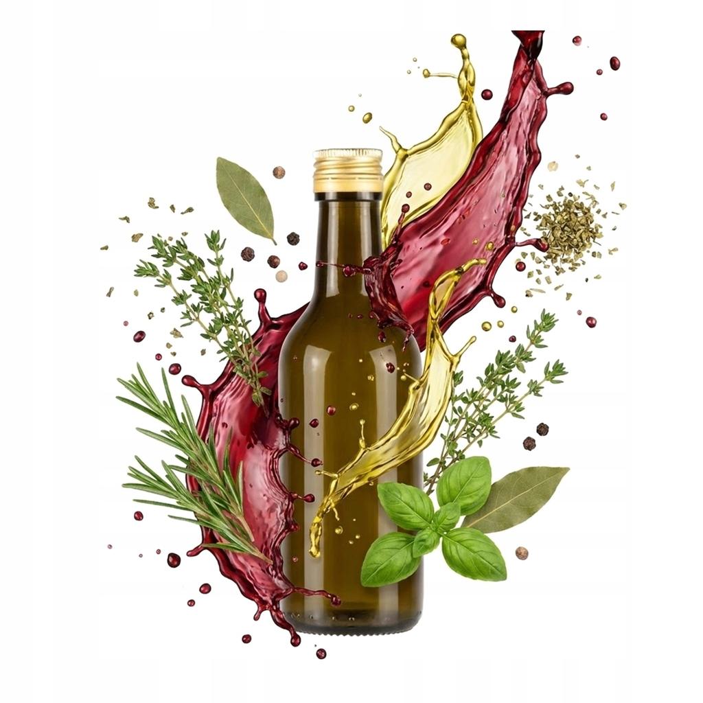 50X Butelka Szklana Na Wino 200Ml Ciemne Szkło Na Wino Próbki Prezent Sok