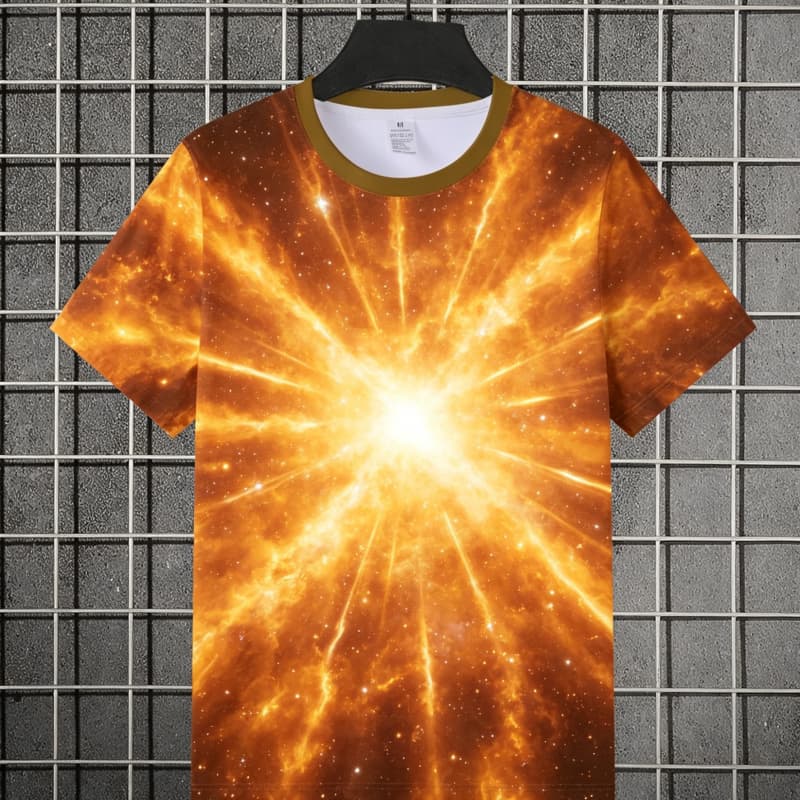 

Men s Fashion 3D Printed Men s T-Shirt Round Neck Short Sleeve Trendy Street Wear XL