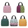 Demon Slayer Cartoon Lunch Bag Thermal Insulated Large Capacity Tote Bag Kitchen