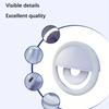 1pc Battery Phone Accessories Portable LED Ring Mini Fill Light Selfie Flash Phone Ring Light Live Video Beauty