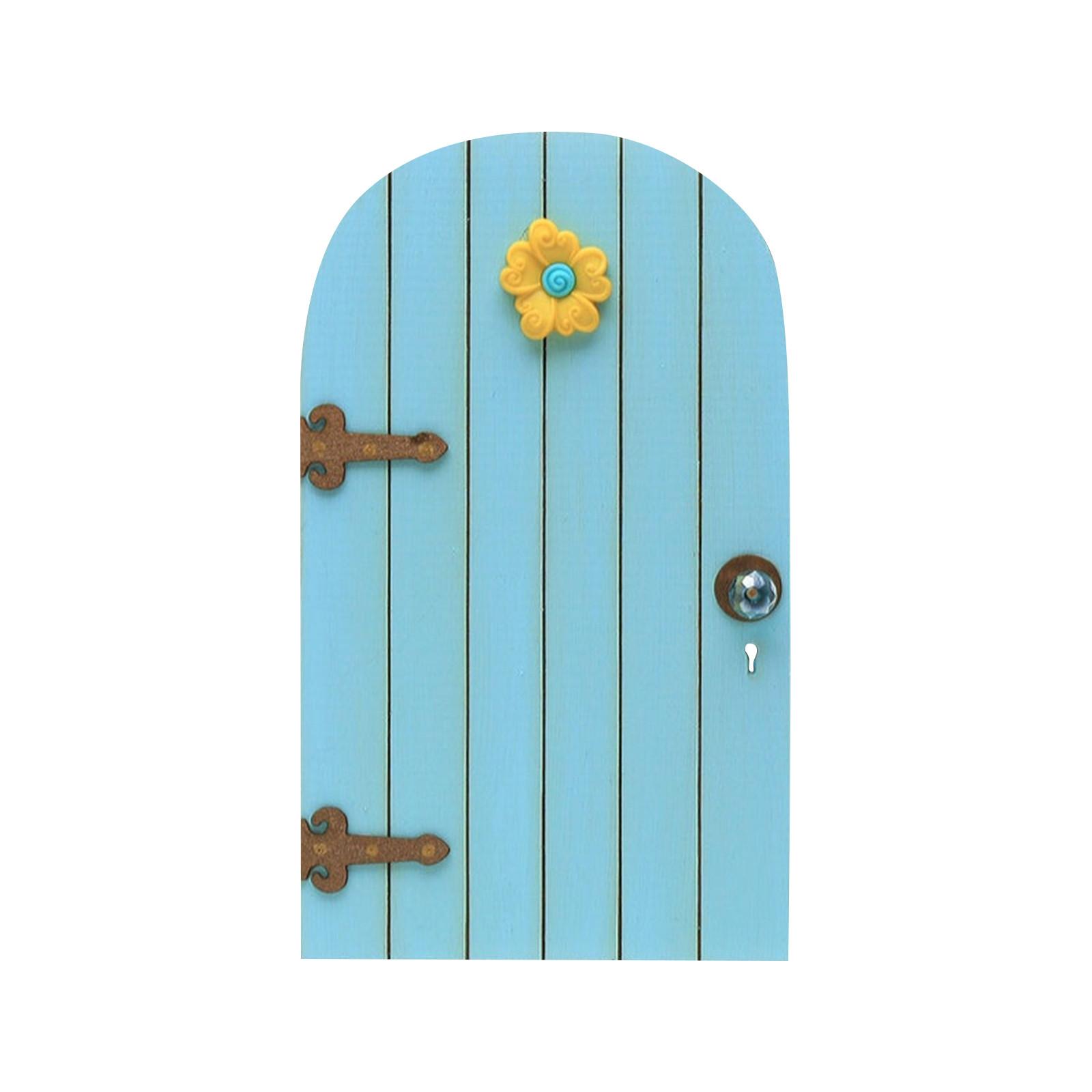 

Fairys Doors For Trees Outdoor Miniature Fairys Door For Tree Decoration Fairys Garden Аксесуари One Size