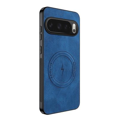 Para Pixel 10 Pro XL Capa de Couro Silicone Moda Raio Para Google Pixel 10 Pro XL Carga Sem Fio Magnética Capa à Prova de Choque