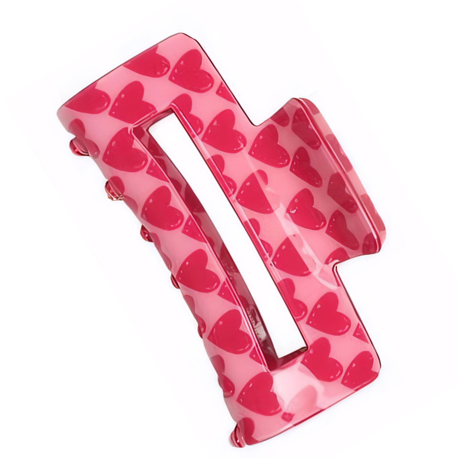 

Hair Claw Clip Heart Theme Hair Claw Clamp Lovely Valentine s Day Hair Holder Barrettes Strong Hold Hairpin for Girls T1