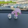 Babysbreath Jasmine Vase Micro Landscape Dollhouse Flower Vase  Car Accessories