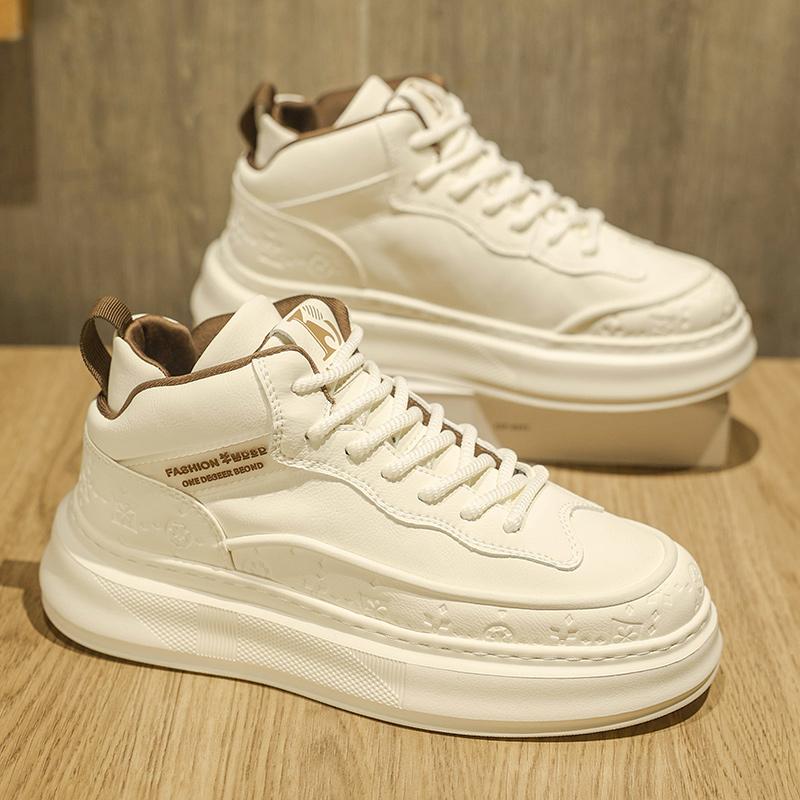 Men's Shoes for Autumn and Winter, High-end and Versatile Sports Sneakers, Men's Thick-soled Trendy Shoes, Men's Casual