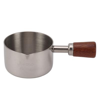 Cooking Sauce Cup Professional 304 Stainless Steel Sauce Cup with Handle for Cooking Banquet Outdoor Picnic