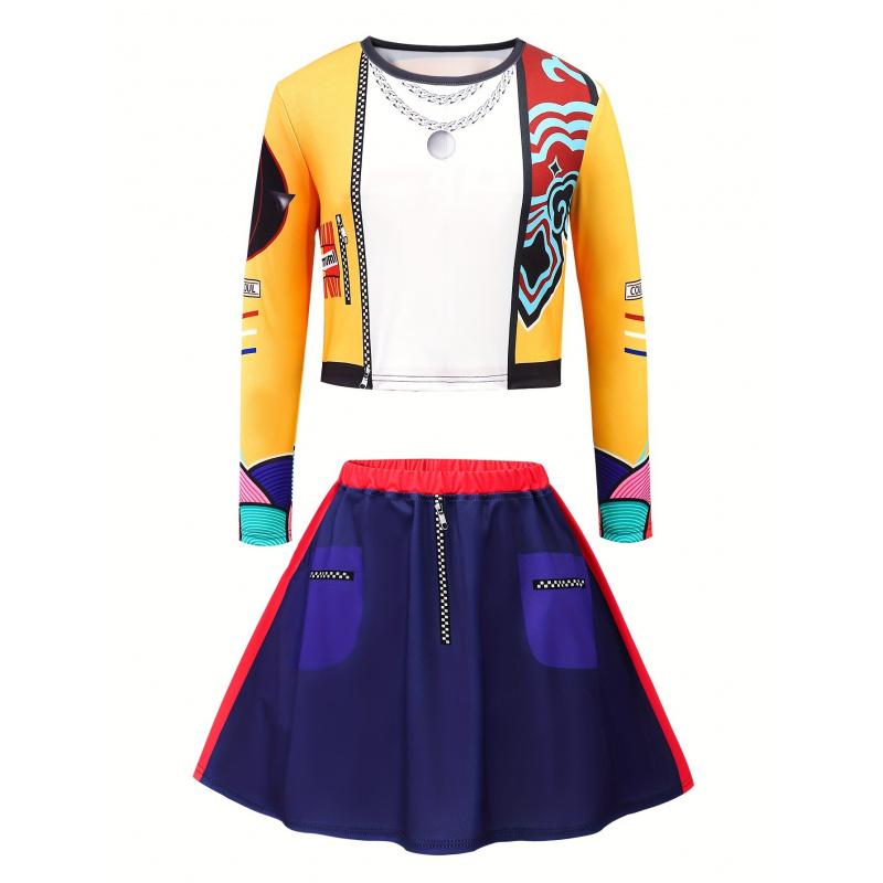 Neu eingetroffen Dämonentöter K-POP Star Cosplay Kostüm Kinder Performance Outfit