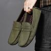 Mode Handgefertigt Weich Herren Fahrschuhe Lässig Slipper Flats Leder Freizeitspaziergang Loafer Business Herren Laufschuhe Outdoor Mokassins