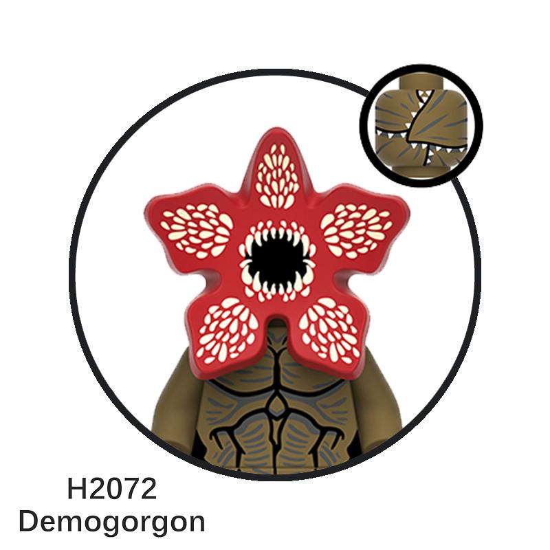 Montauk Upside Down World Building Blocks Demogorgon Vecna Eleven Mini Action Figures Bricks Model Movies Dolls Toys Kids Gift