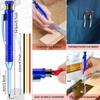28mm Solid Carpentry Mechanical Pencil with Sharpener for Woodworking Construction Long End Carpentry Pencil Stationery