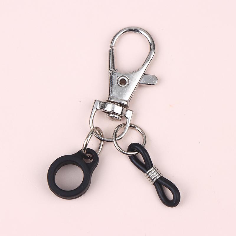 7/6/12Pcs Silicone Anti-Lost Adjustable Rings Pen Holder With Clips For Lanyard Nurses And Doctor Pen Clips Haning