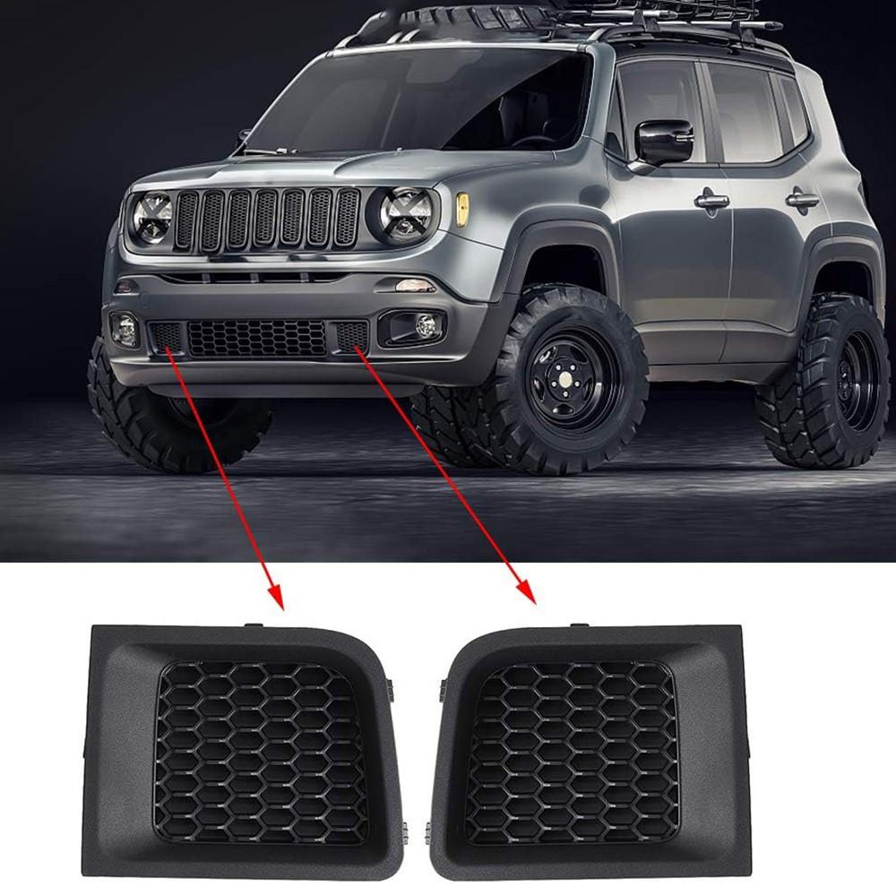 Samochodowy Przedni Lewy i Prawy Dolny Wkład Kratki Zderzaka Ramka Pokrywa Zamiennik 5XB63LXHAA Dla Jeep Renegade 2015-2017