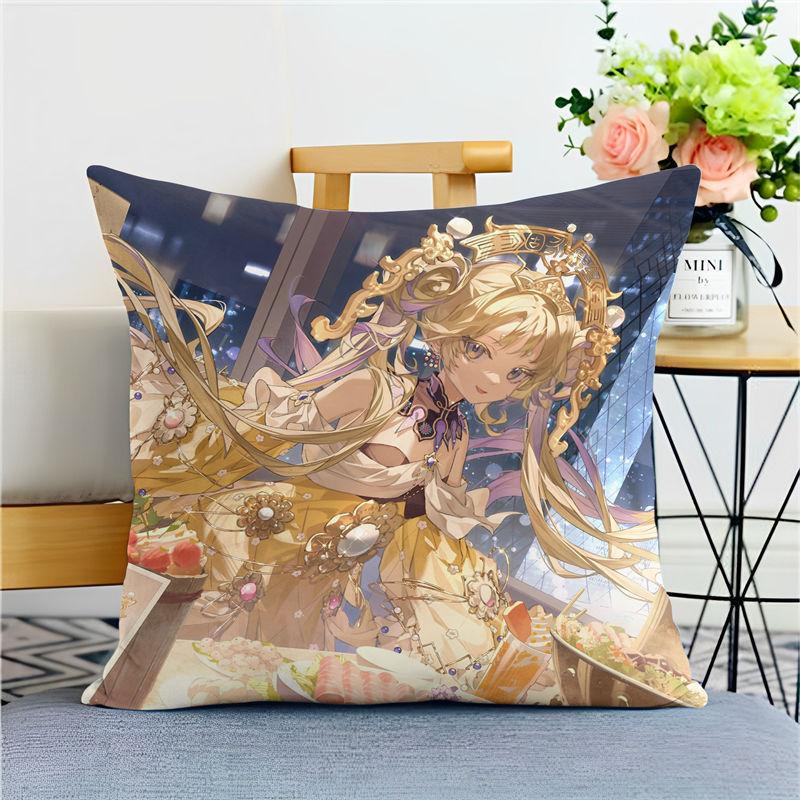 Wuhua Peripheral Game Two-dimensional Double-sided Dormitory Nap Bedside Pillow Animation Pillow Cushion Birthday Gift Pillow