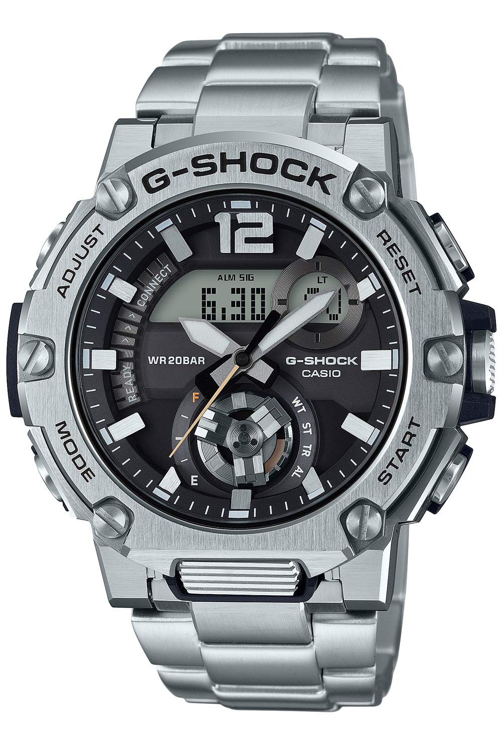 

Годинник Smartphone Link Carbon Core Guard Structure [Casio] G-Shock []G-STEEL GST-B300SD-1AJF Чоловічі срібний