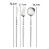 4 stück Camping Besteck Set Utensil Abnehmbare mit Lagerung Box Reise Utensilien