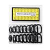 200Pcs Watch Back Case Rubber Waterproof O-Ring Thickness 0.5mm/0.6mm Gasket Repair Tools for Watchmaker High End Boxed 1box