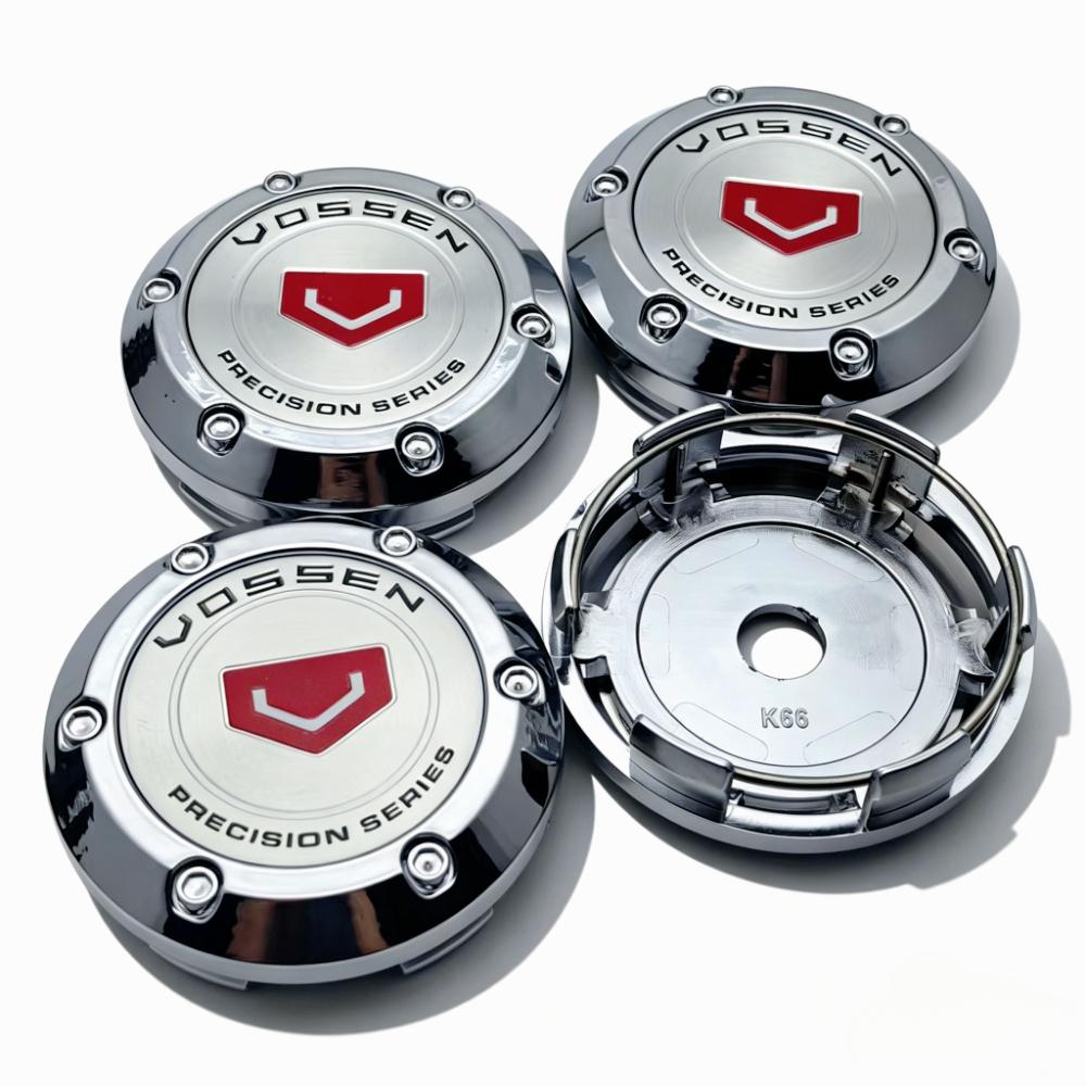 

4pcs Vossen Logo Emblem Car Wheel Center Caps 66MM Clips 62MM Wheels Hub Cap Rim Hubcaps Dust Cover Replacement Car Accessories Vossen Badge&4pcs Design High Cap