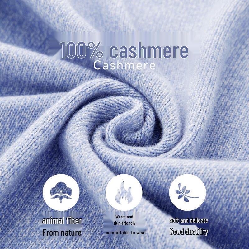 Zhaojun Women's 100% Cashmere Lapel Cardigan