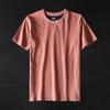 Export Export To Domestic Sales Short Sleeve T-Shirt Men's Pure Cotton Brushed Trendy with Pockets Cut Label Half-Sleeve T-shirt Top