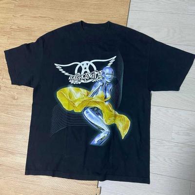 New Popular Aerosmith Vintage Tour  Concert Black S-235XL T-Shirt  LW63 Unisex T-Shirt