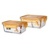 Zestaw pojemników do przechowywania żywności ze szkła Corning VISIONS z torbą termoizolacyjną