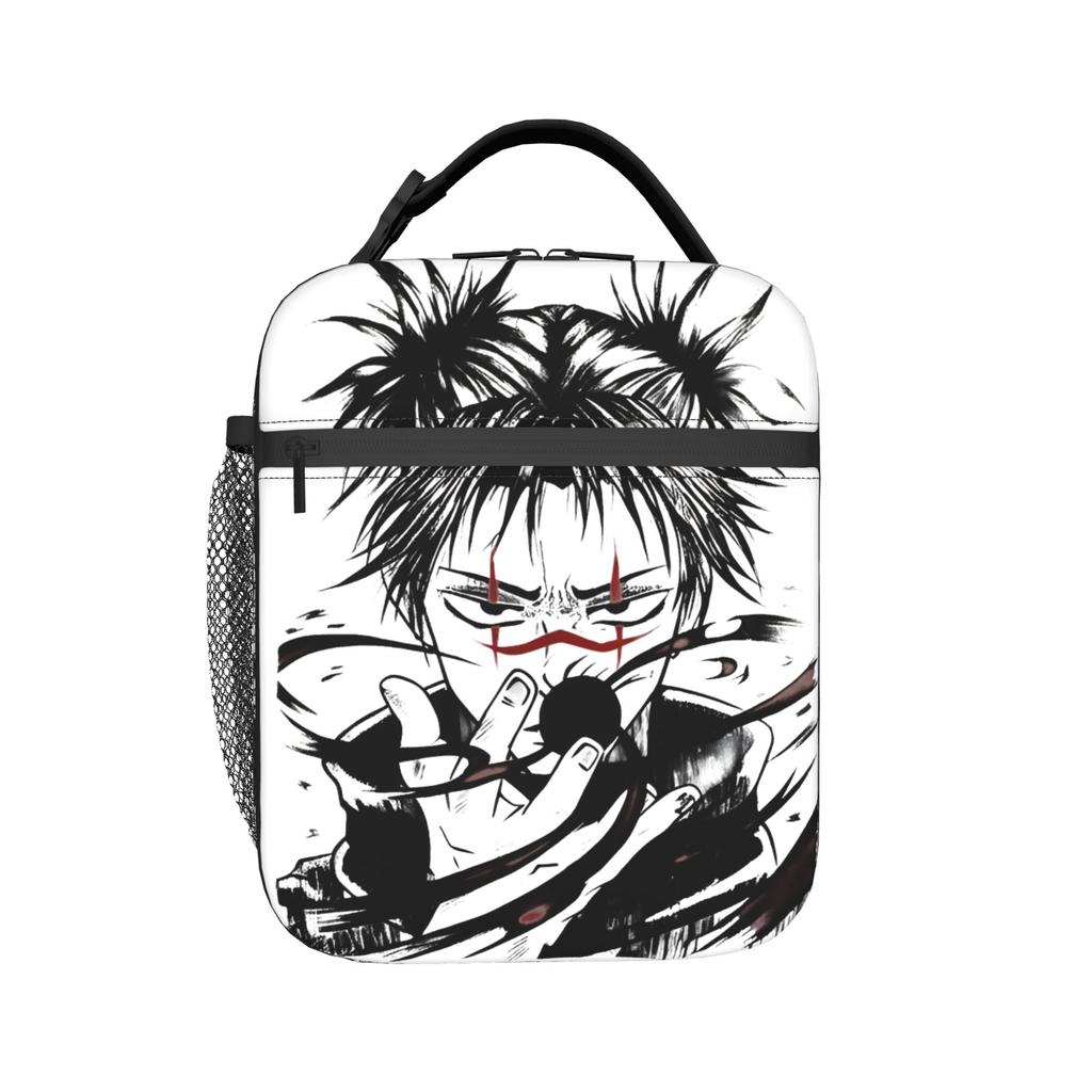 Choso Insulated Lunch Bag Portable Jujutsus Kaisens Anime Reusable Cooler Bag Tote Lunch Box School Travel Food Handbags