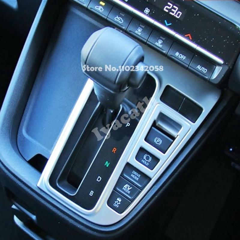 RHD For Toyota voxy noah 90 Series 2024 ABS carbon black GAS Hybrid center control gear box shift panle cover trim