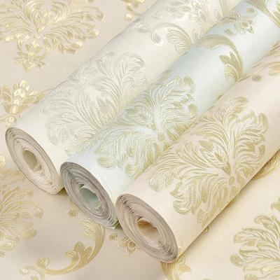 European Style Pastoral 3D Self-adhesive Wallpaper Bedroom Decor Wall Stickers Living Room 3D TV Background Wall Room Wallpaper