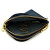 AGILITY affa "Pair" Coin Case, Card Case, Double Zipper, L-Shaped Zipper, Key Ring, Leather