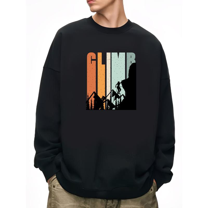 Casual Crew Neck Sweatshirt, Lightweight Warm & Skin-Friendly, Great for Weekend Errands S