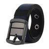 Reversible Dual-Color Nylon Belt With Rotating Pin Buckle Unisex Casual Waistband Jeans Pants