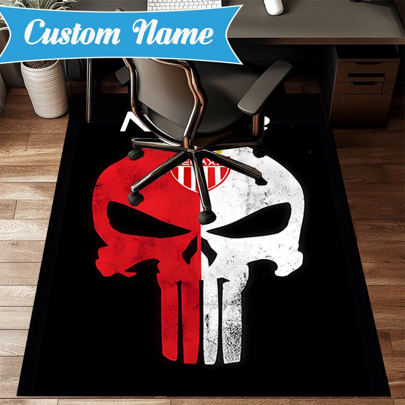 Custom Name Necaxa Football Design Rug Game Carpet, Floor Mat for Bedroom Living Room Entryway Rug, Home Decor Idea Gift for Christmas birthday