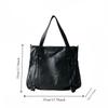 Women'S Soft Leather Retro Tote Bag Trendy Shoulder Messenger Bag