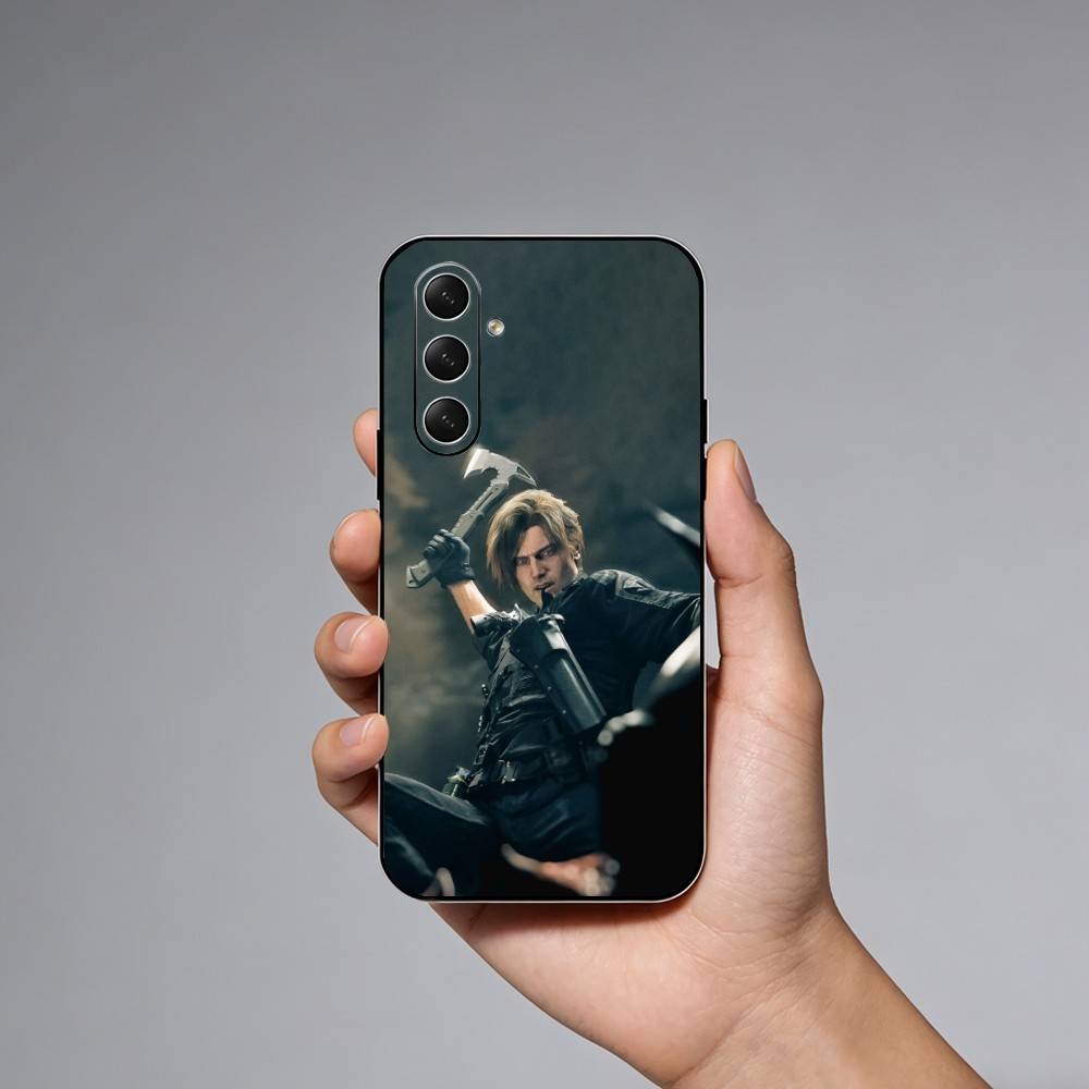 Game R-Resident Evil R-Requiem L-Leon Phone Case For Samsung Galaxy A73,A21s,A22,A31,A52,A53,A71,A41Soft Black Shell