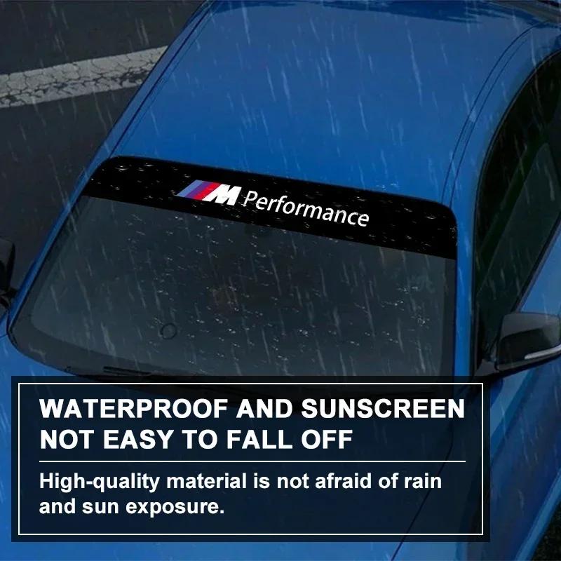 Car Windshield Sticker Front Window Sticker Sunshade For BMW M MINI E53 E70 E71 E72 E83 X3 X5 X6 E84 F48 F49 F39 F25 G01 F26 G02