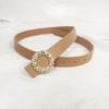 Women's Fashion Versatile Trend Decorative Suit PUThin Belt Rhinestone Leather Style Jeans Belt Simple Decorative Belt
