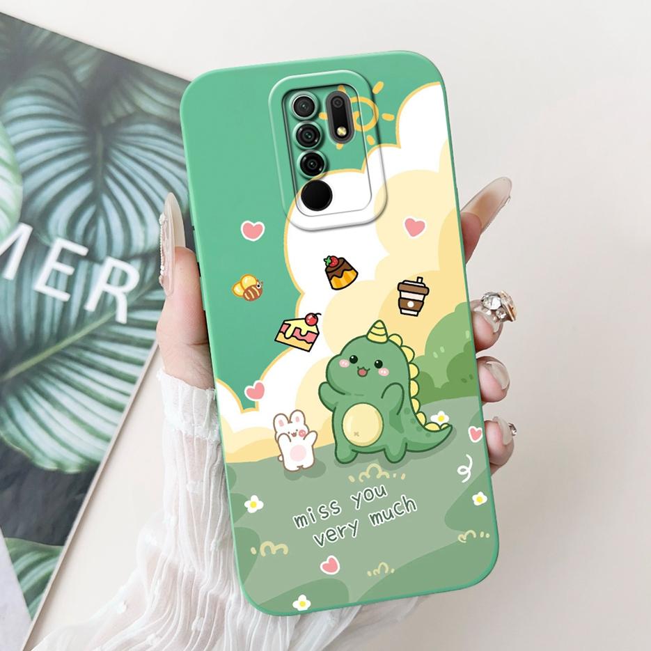 For Xiaomi Redmi 9 Case Stylish Candy Painted Cover Soft TPU Phone Case For Xiaomi Redmi 9 Prime Redm9 Back Covers 6.53'' Bumper