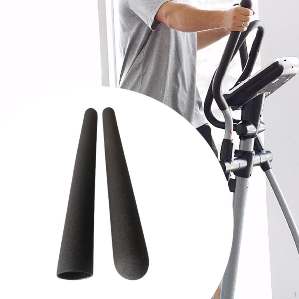 2 Pieces Exercise Bike Handlebar Sleeve Fitness Adapter Protector PVC Outdoor Indoor