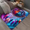 15 Sizes Wolf Head Dream Catcher Carpet Fashion Mat Non -slip Carpet Rug Outdoor Carpet Door Mat Play Mat Baby Birthday Gift