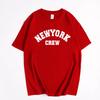 Hirsionsan Oversized T-Shirt mit Buchstaben-Grafik für Damen Sommer 2026 Weiches O-Ausschnitt Kurzarm-T-Shirts Damen Lässig Locker Higt Street Oberteil