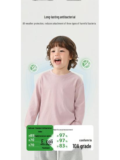 Europäisches Jungen Langarm T-Shirt aus reiner Baumwolle - Frühling/Herbst 2026 Trendiges Basisshirt für ältere Kinder.