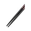 Chopsticks, "Wasai Hana Chirashi" (Wasai Hana Chirashi), Red, Dishwasher-Safe, Comes with Designed Paulownia Wood Box and Gift Wrapping, Perfect for M